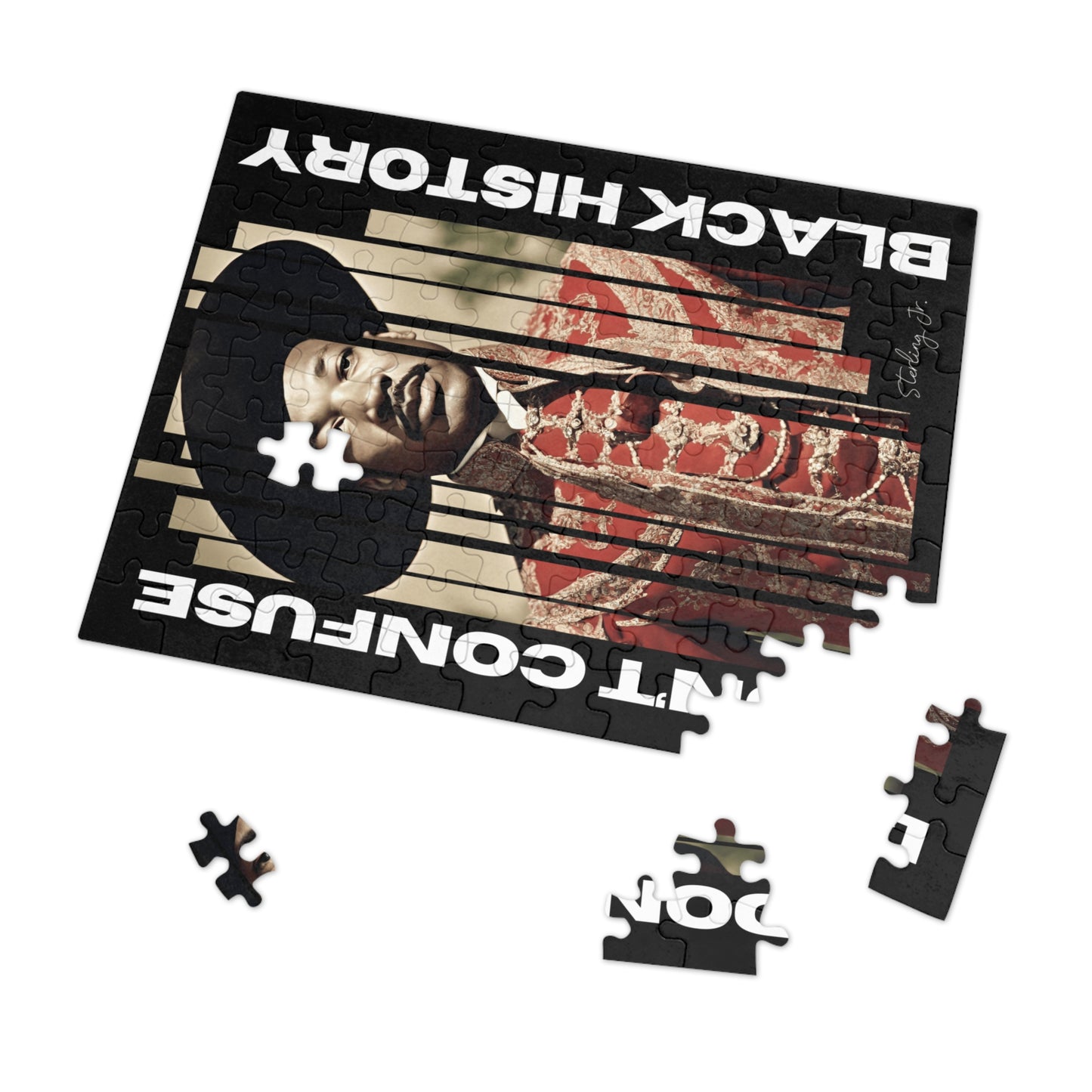 "Don't Confuse Black History" Jigsaw Puzzle