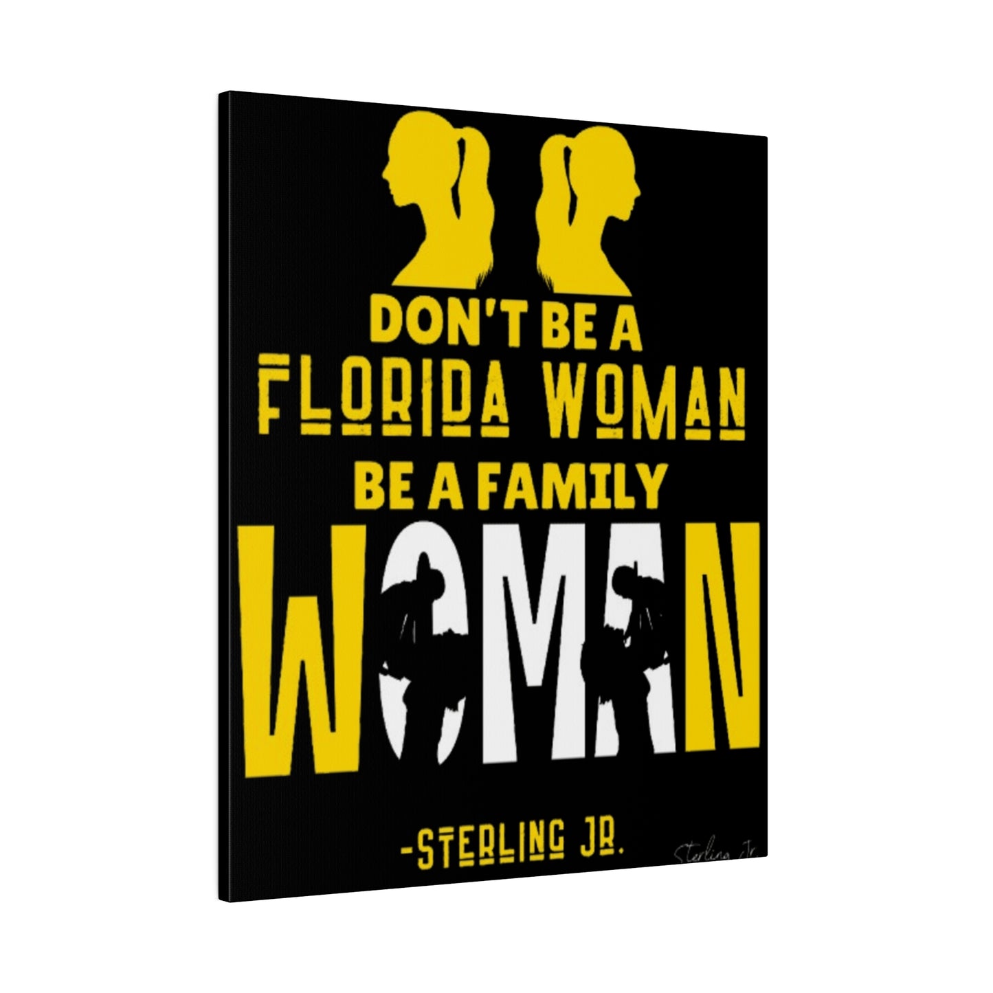 "Golden Florida Woman" Matte Canvas