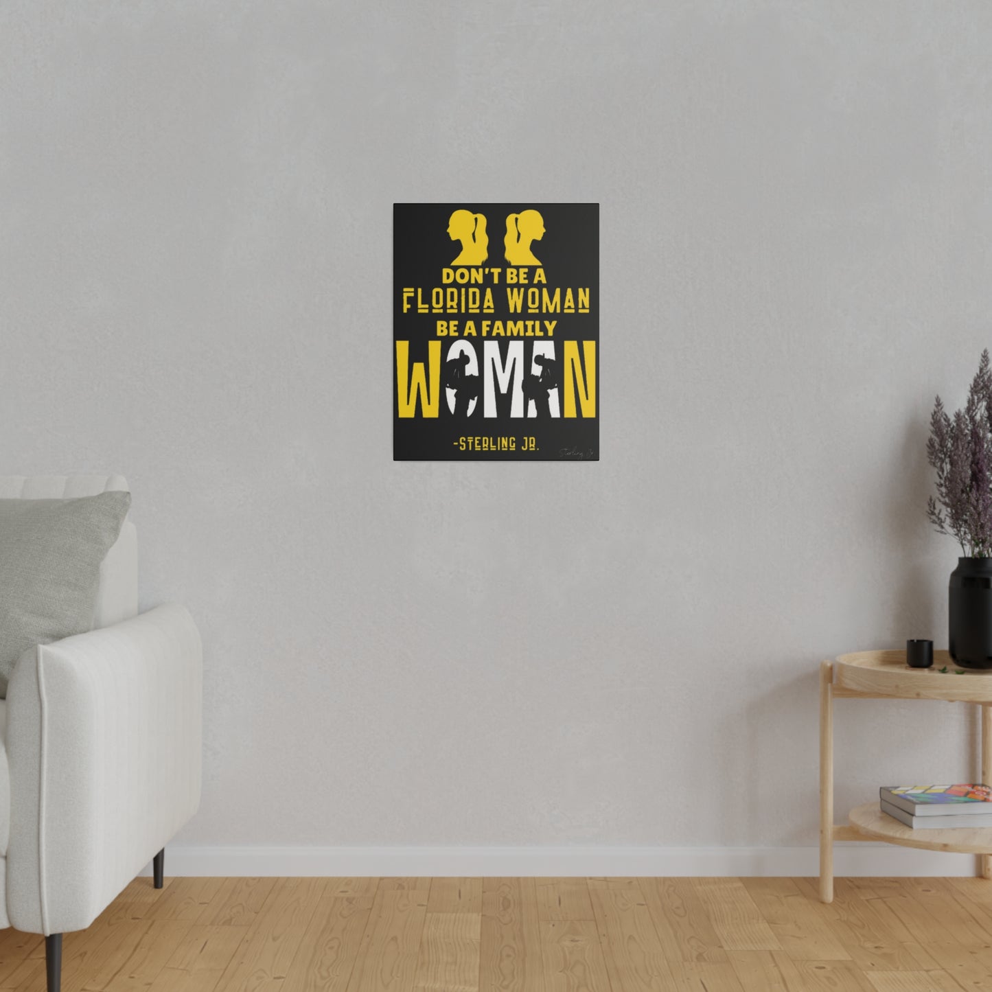 "Golden Florida Woman" Matte Canvas