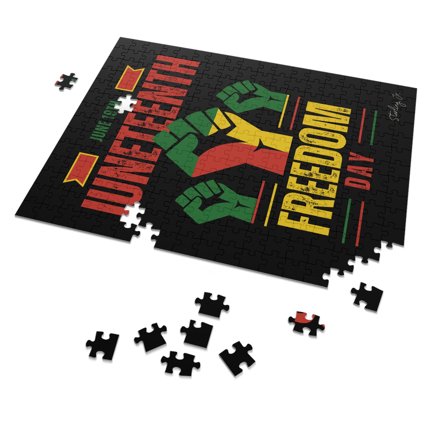 "Juneteenth Fist" Jigsaw Puzzle