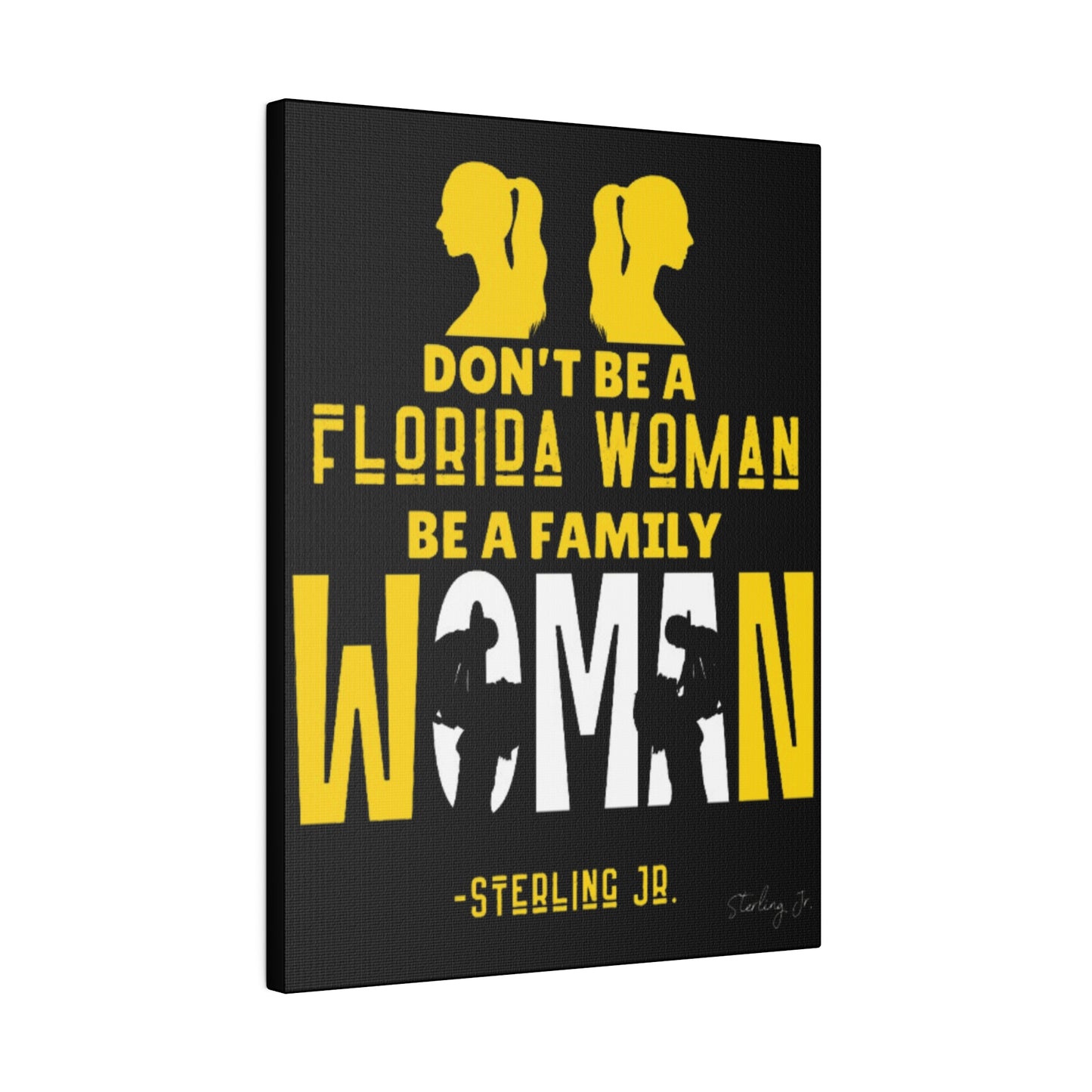 "Golden Florida Woman" Matte Canvas