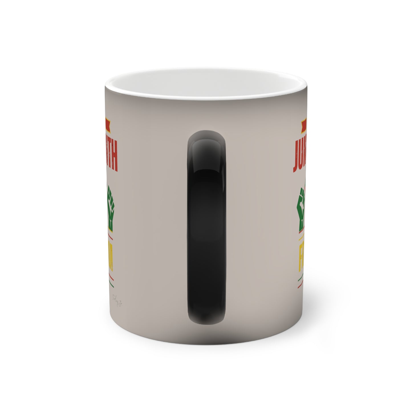 "Juneteenth Fist" Color-Changing Mug