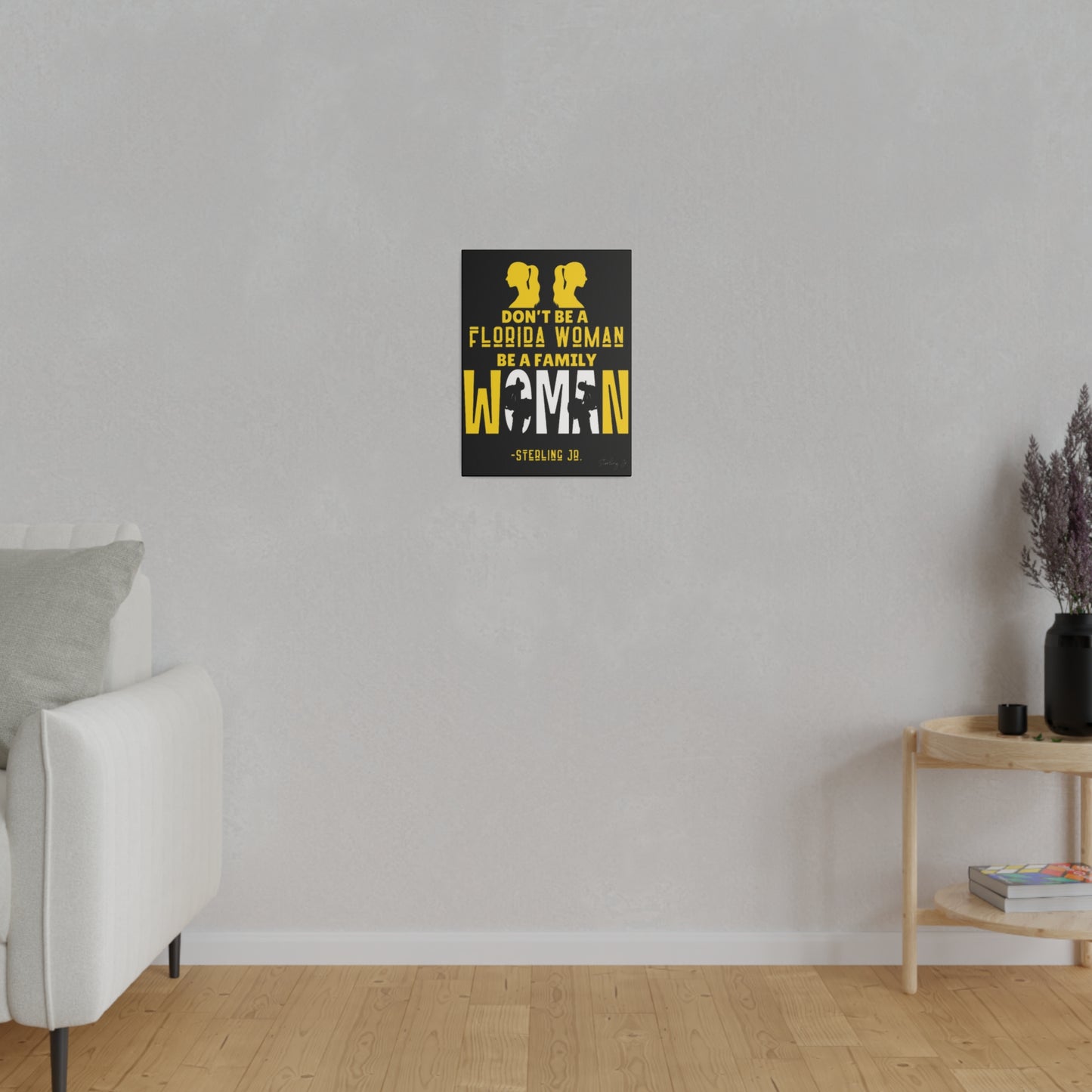 "Golden Florida Woman" Matte Canvas