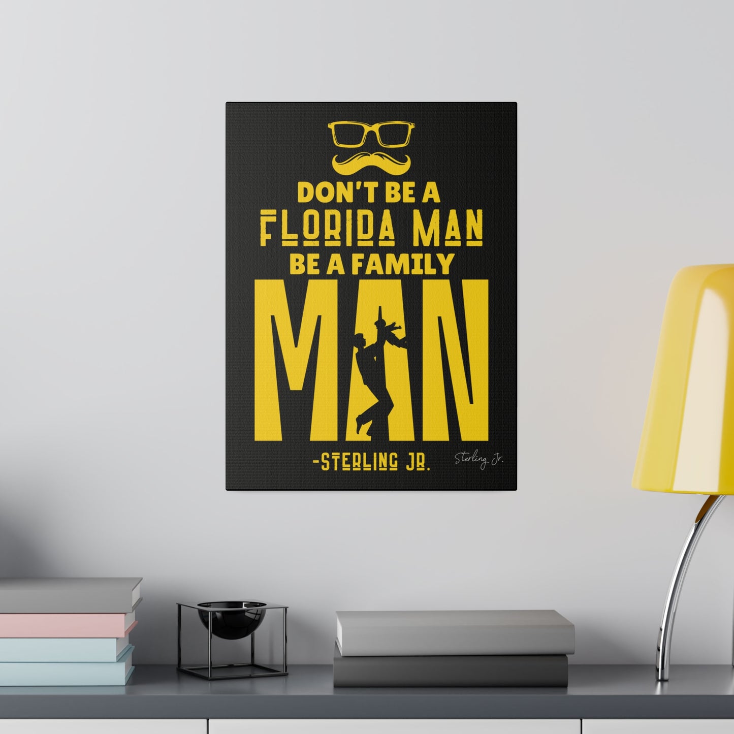 "Golden Florida Man" Matte Canvas