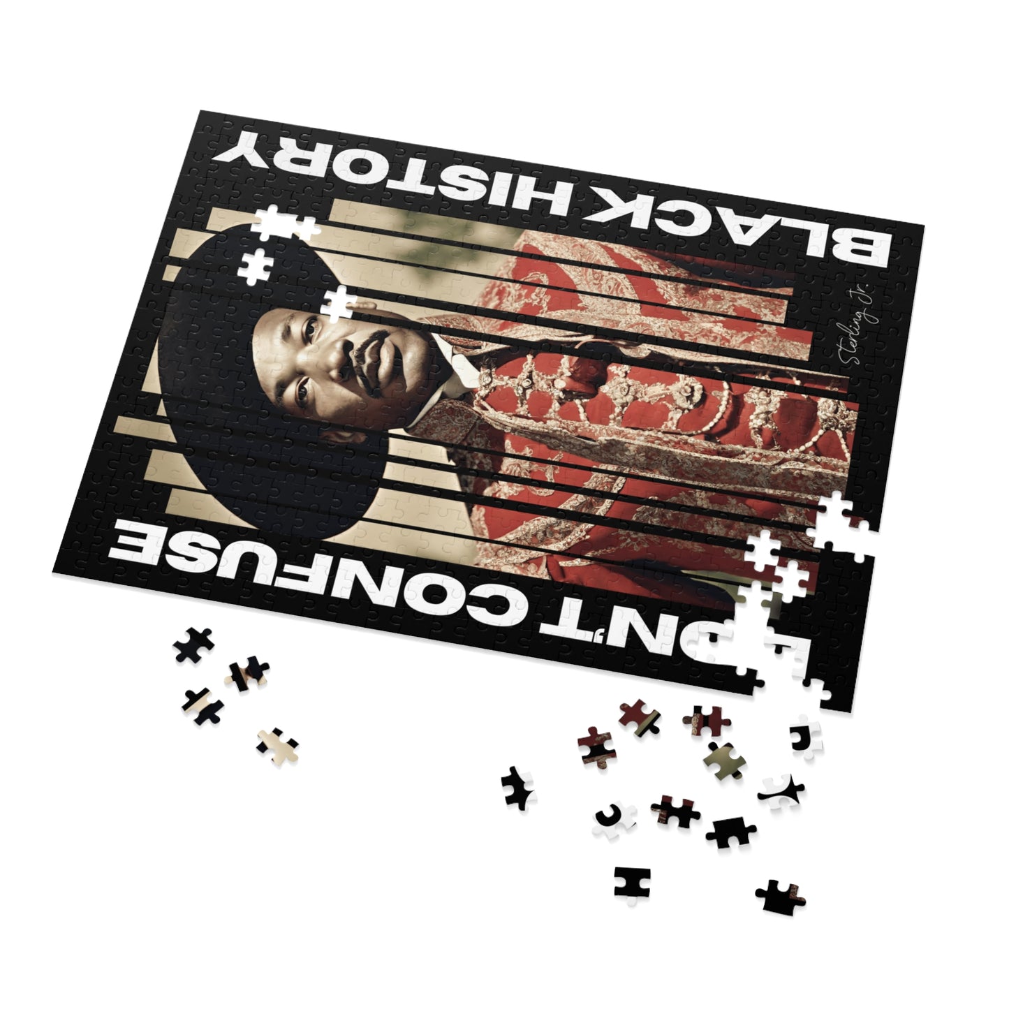 "Don't Confuse Black History" Jigsaw Puzzle