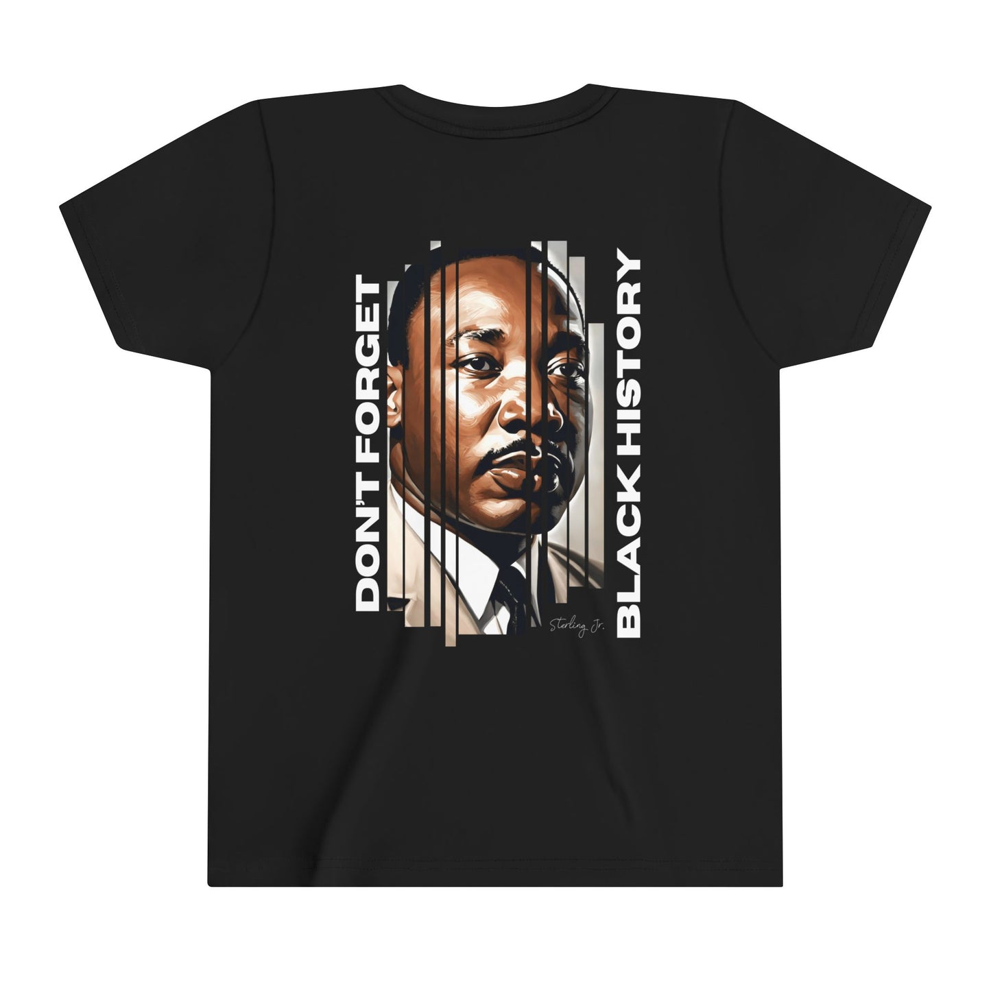 "Don't Confuse Black History" Youth Short Sleeve Tee