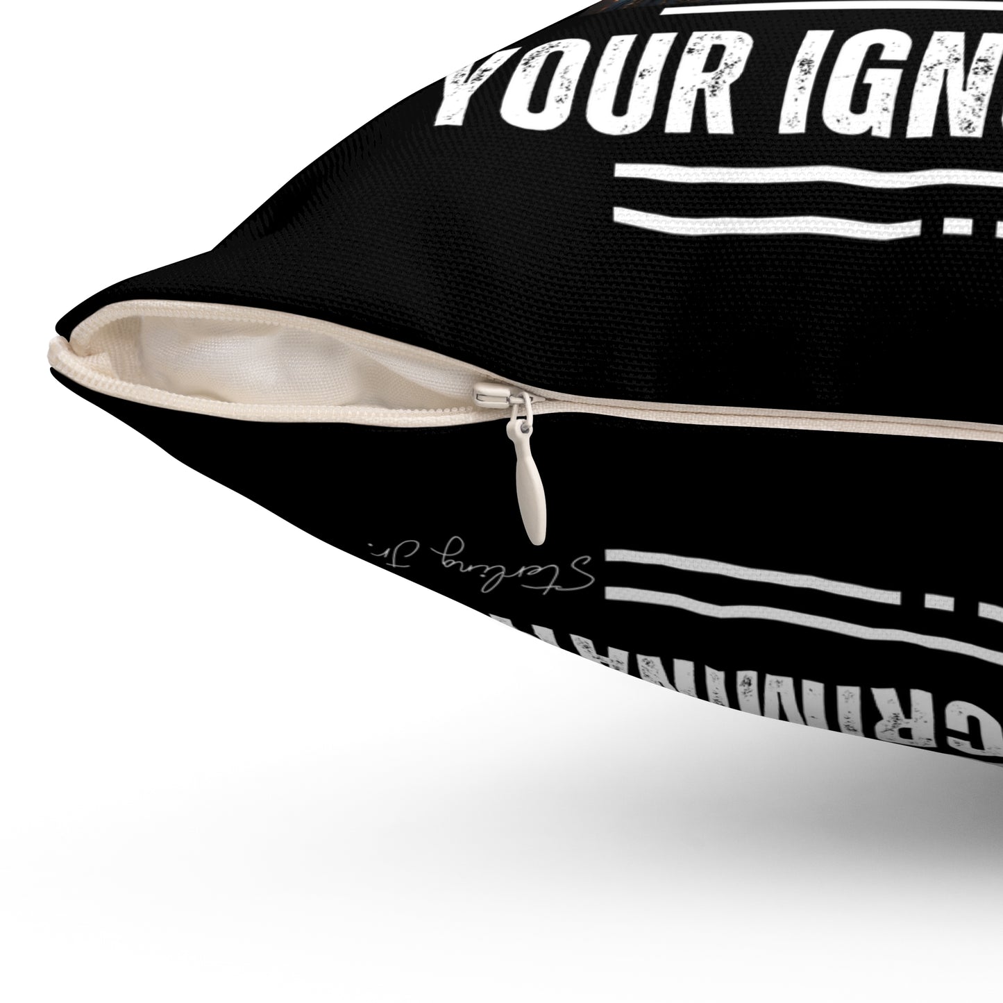 "End Hair Discrimination" Spun Polyester Square Pillow