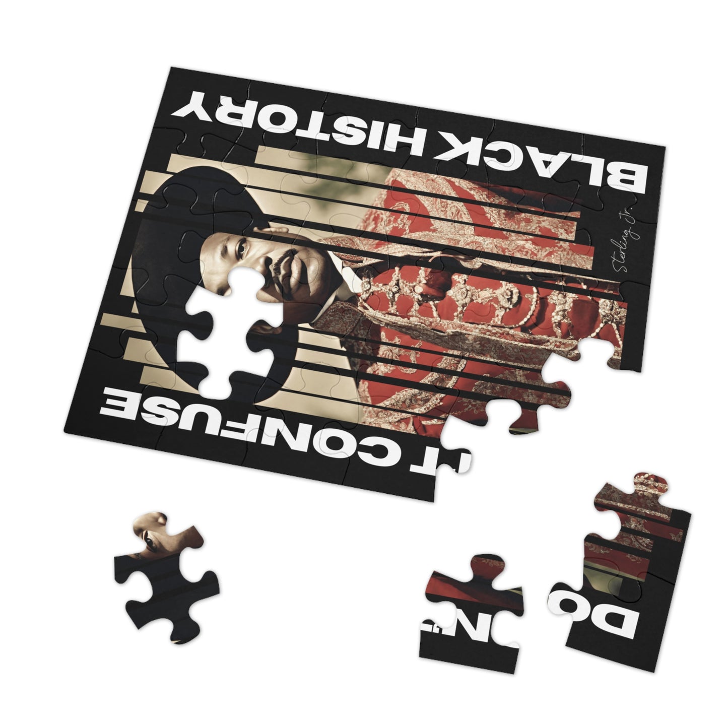 "Don't Confuse Black History" Jigsaw Puzzle