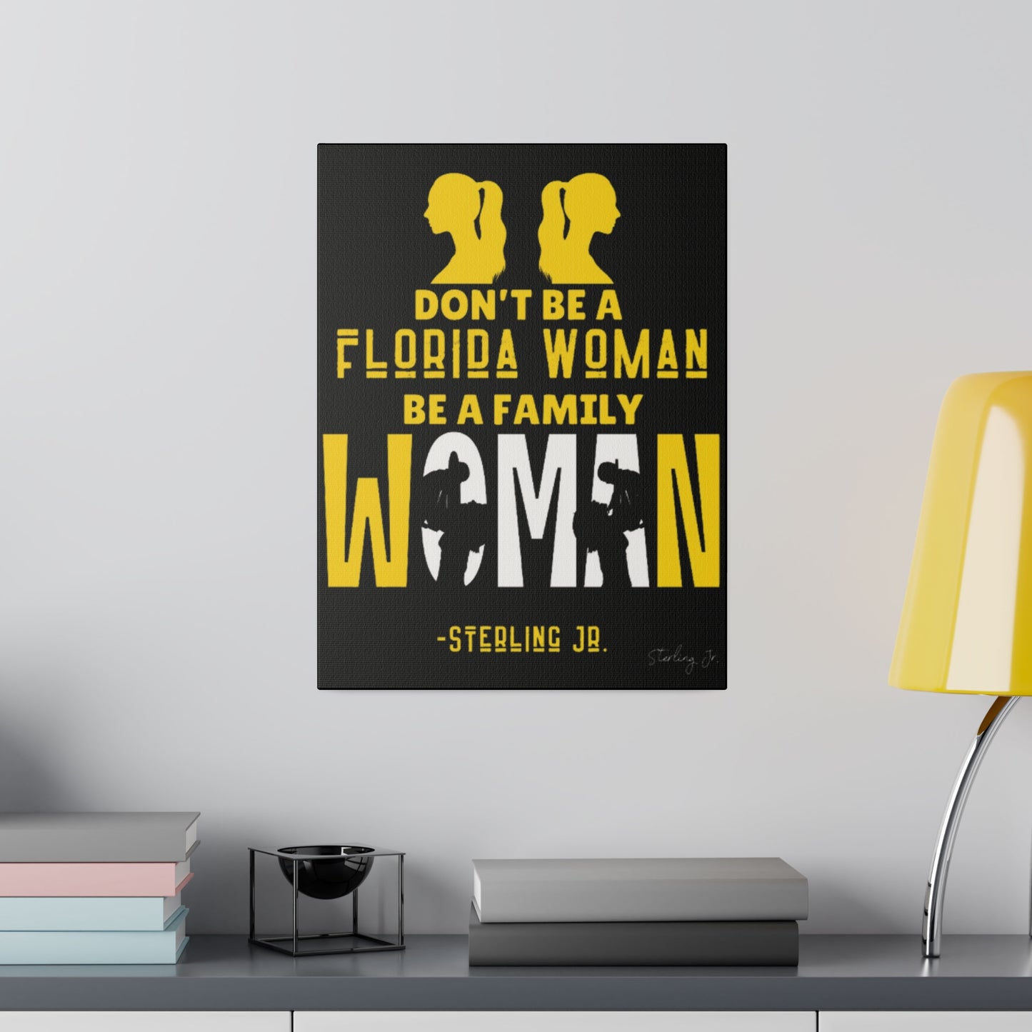 "Golden Florida Woman" Matte Canvas