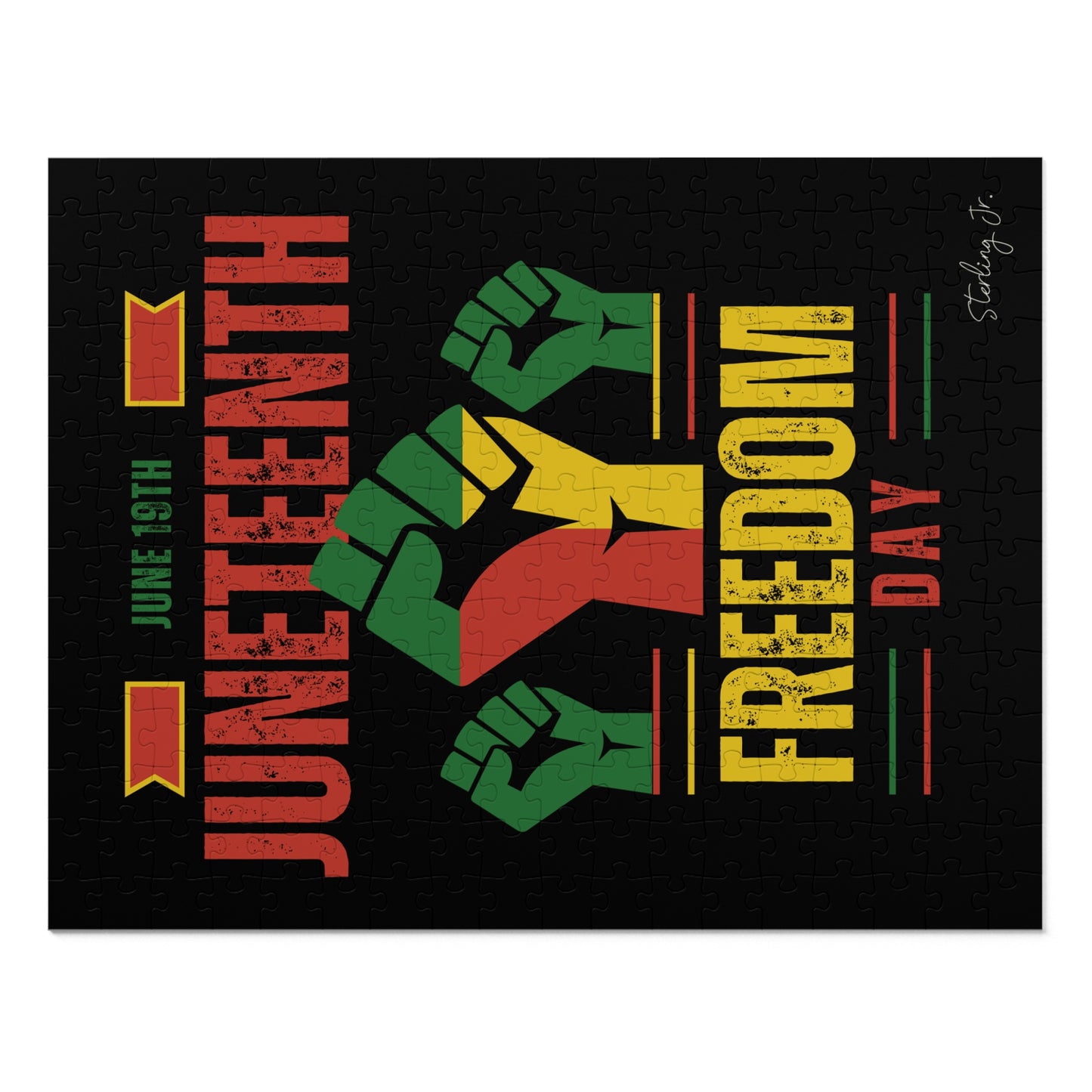 "Juneteenth Fist" Jigsaw Puzzle