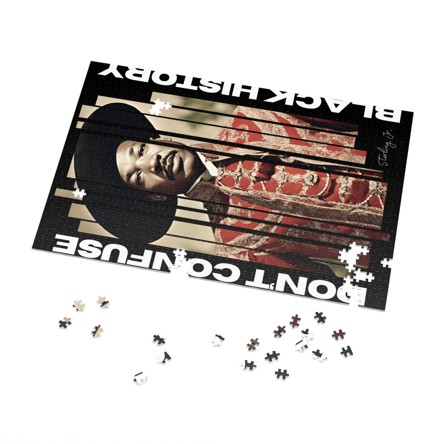 "Don't Confuse Black History" Jigsaw Puzzle