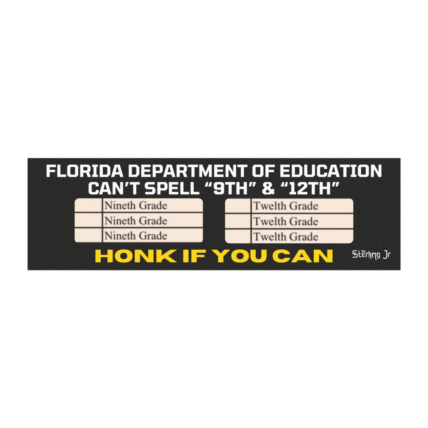 "FDOE" Bumper Sticker