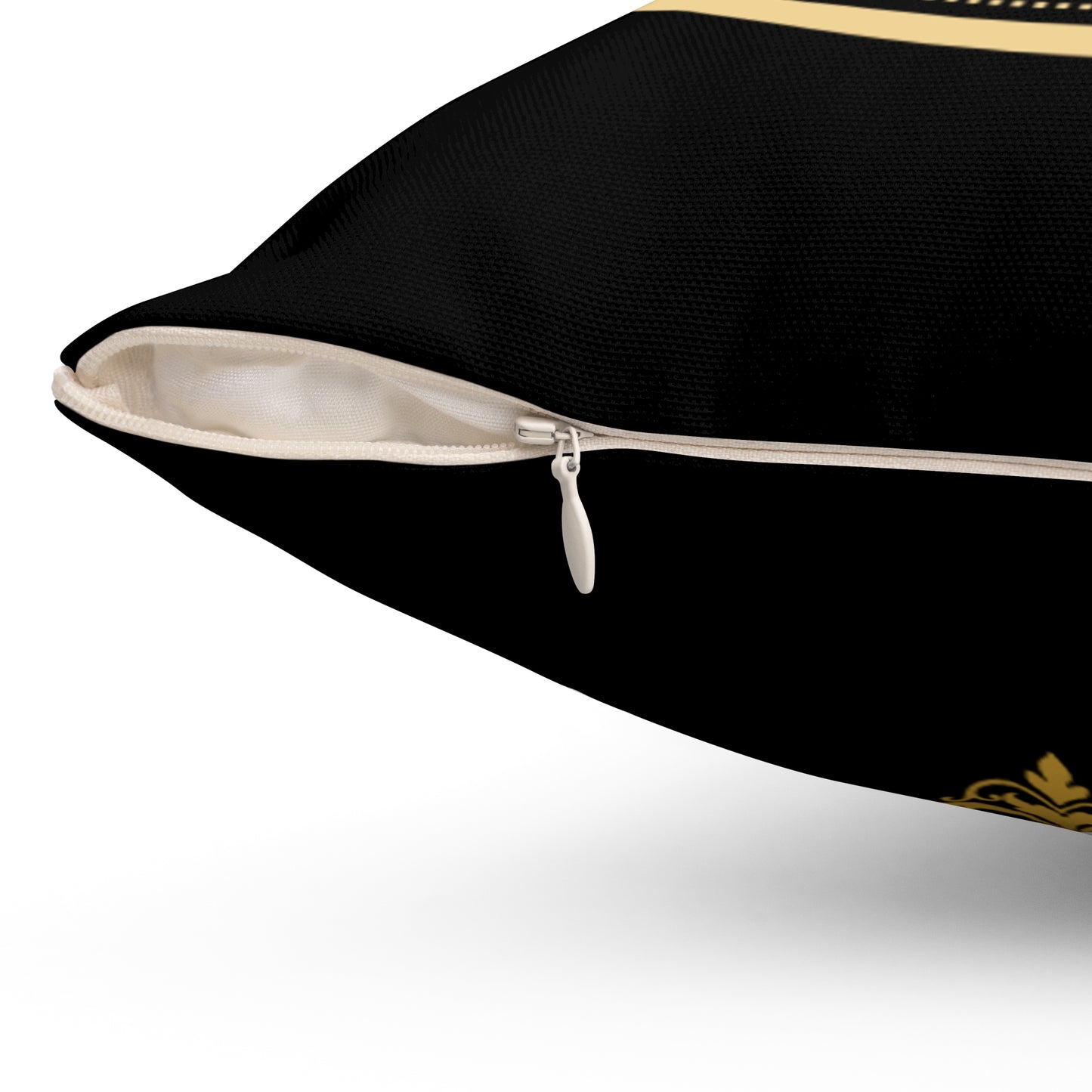 "Black Cards Of History" Spun Polyester Square Pillow