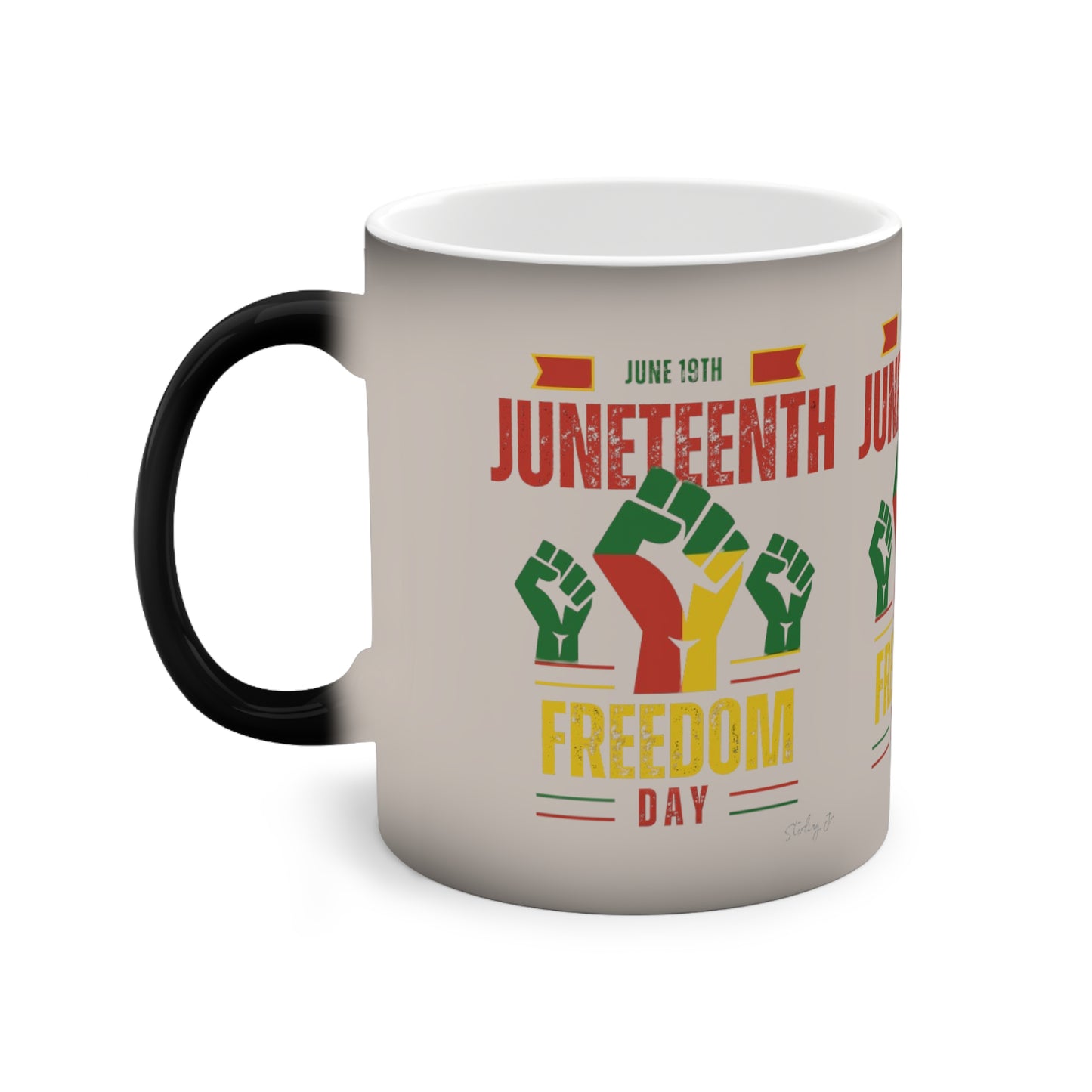 "Juneteenth Fist" Color-Changing Mug