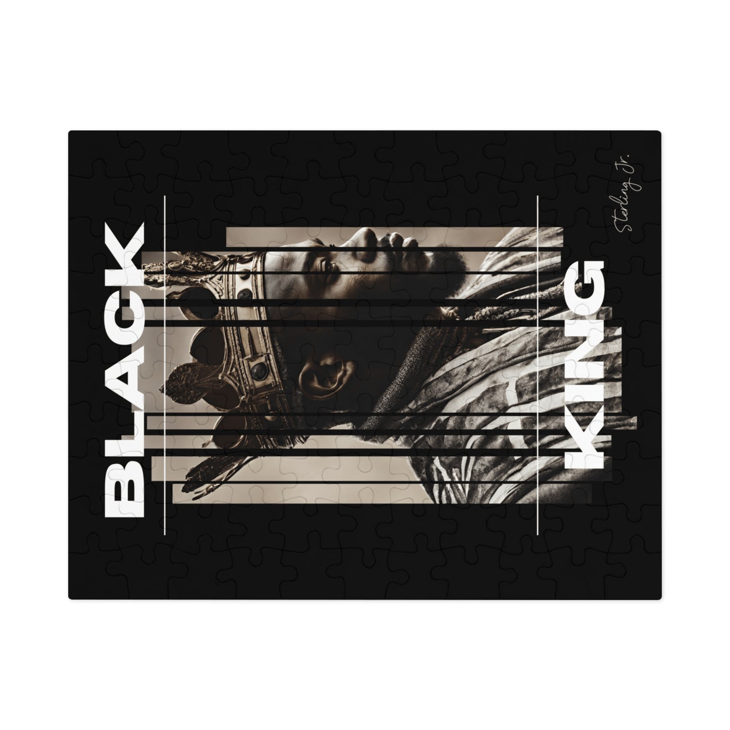 "Black King A" Jigsaw Puzzle