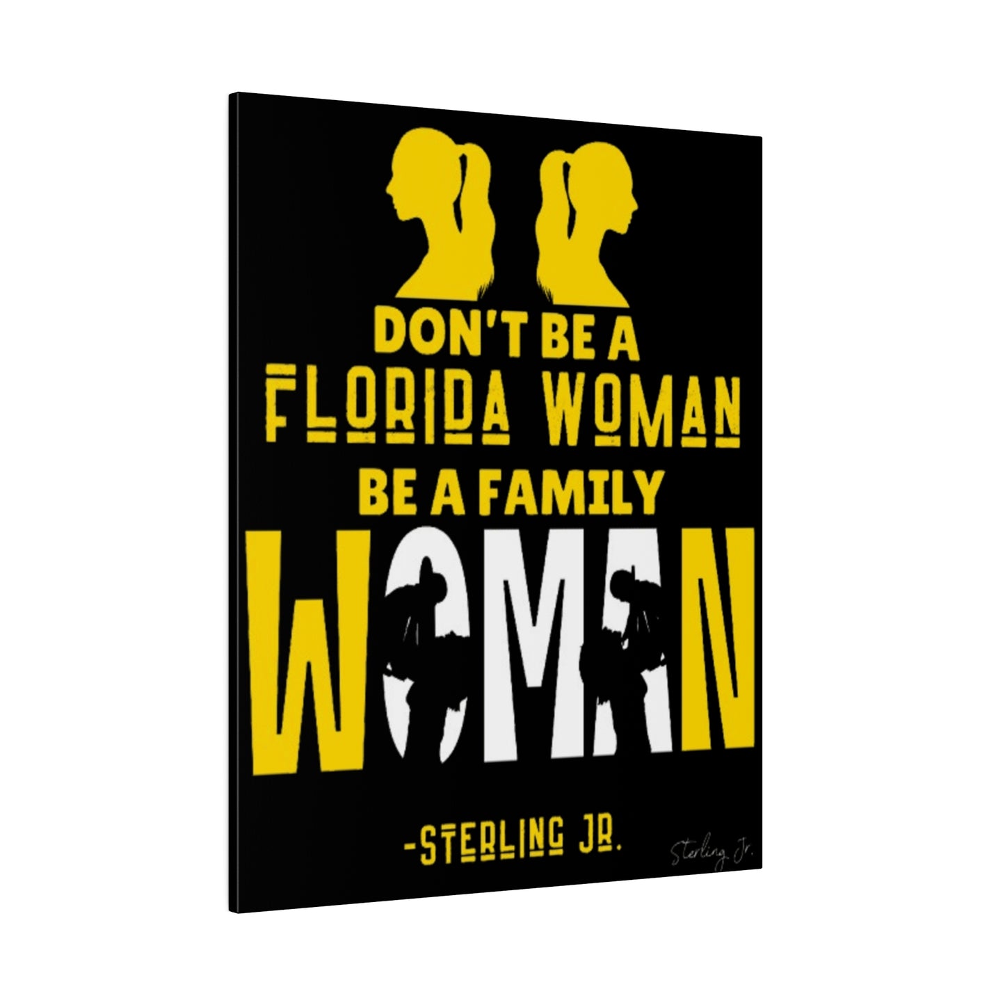 "Golden Florida Woman" Matte Canvas