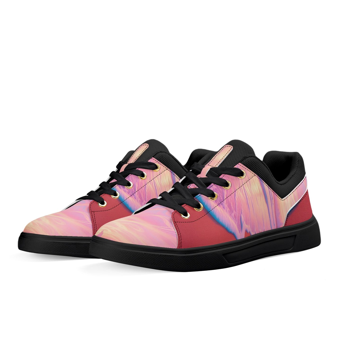 "Beyond The Tide" Unisex Lightweight Low Top Skateboard Shoes