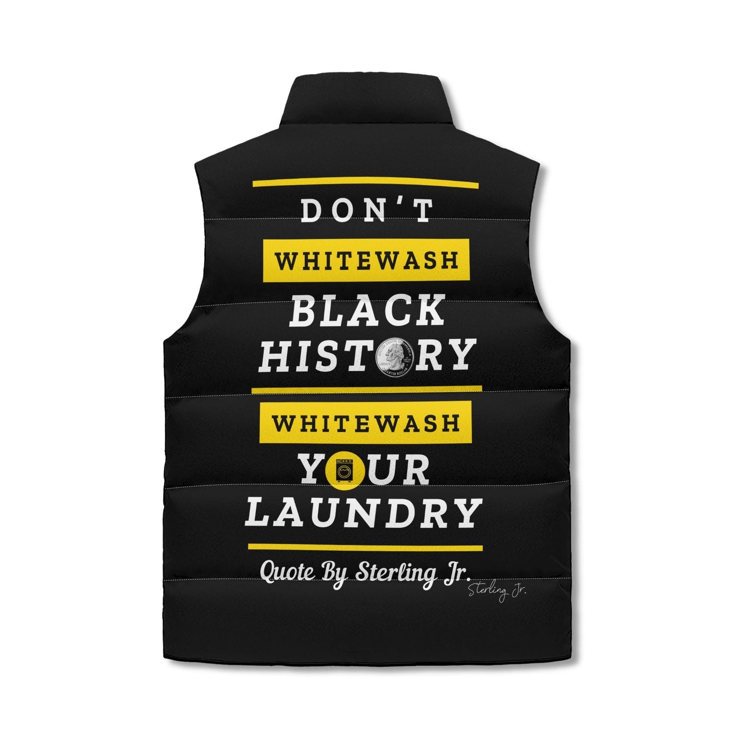 Whitewash Puffer Vest