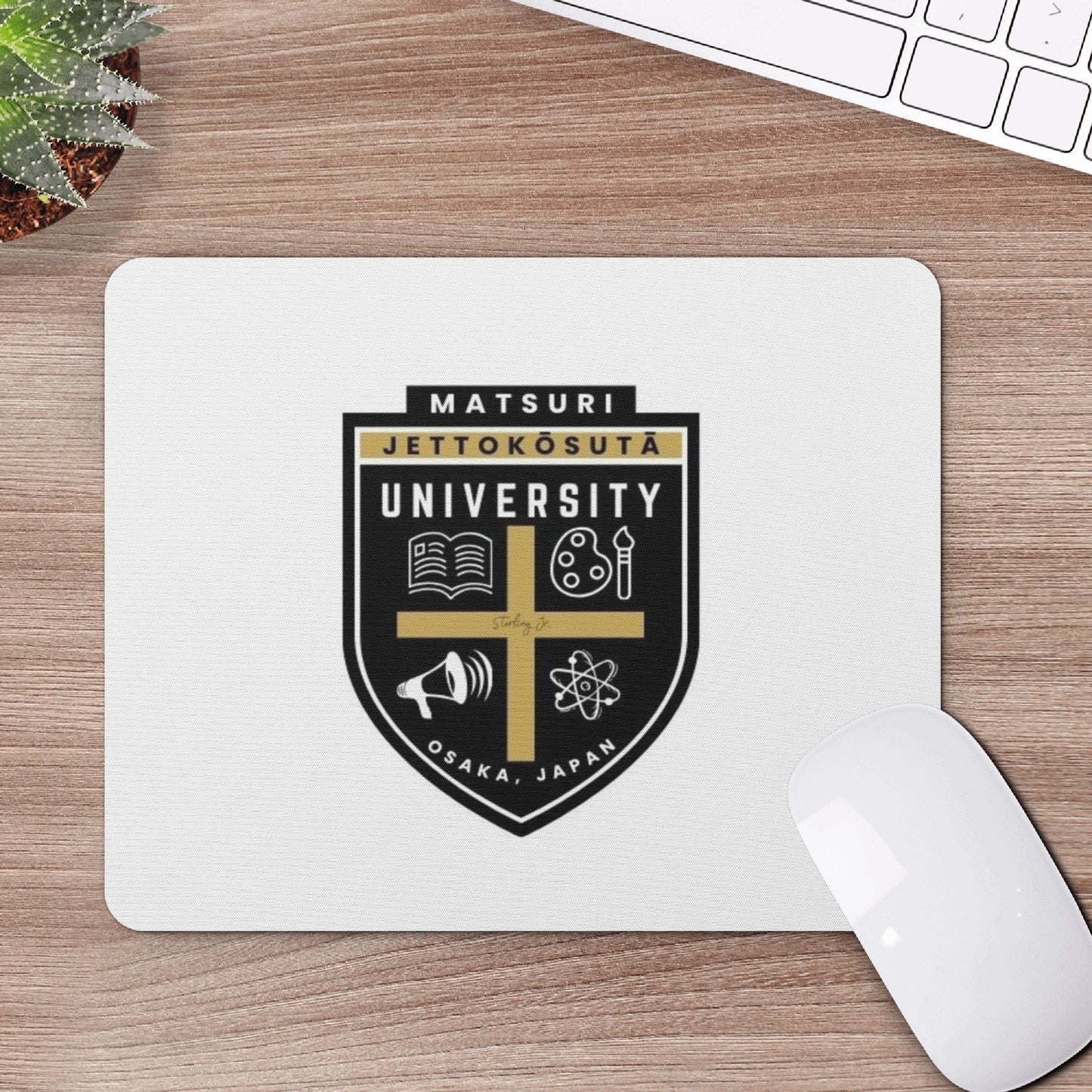 The Flower Gift - MJU Square Rubber Mouse Pad