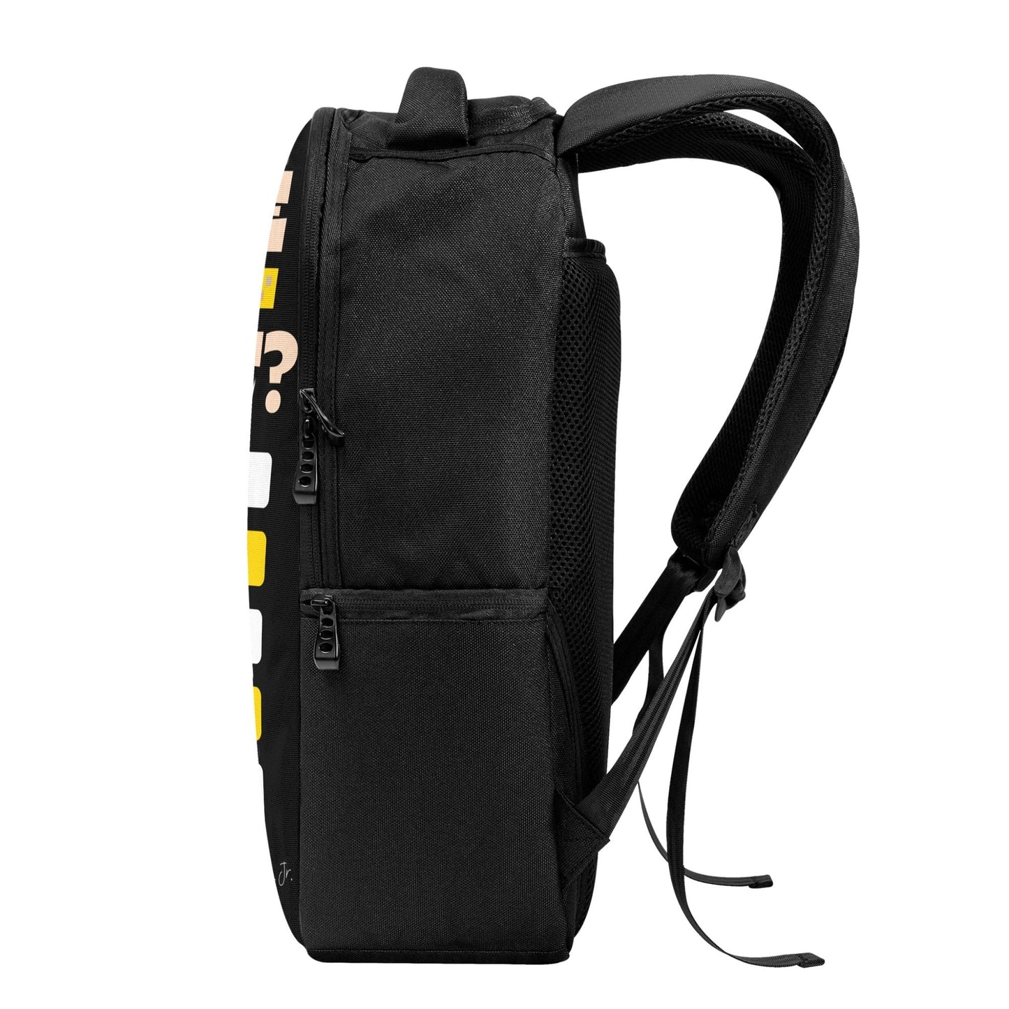 Why Be R@cist - Front Laptop Backpack