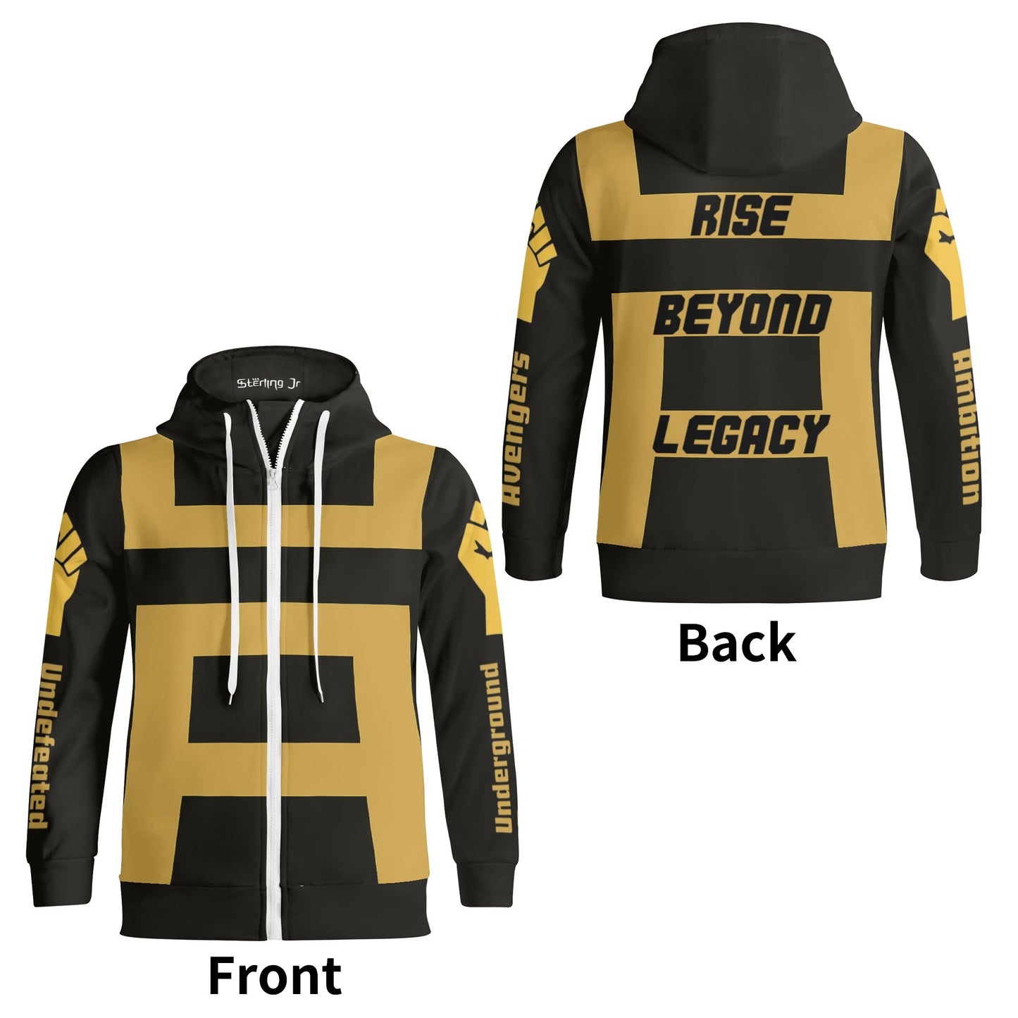Rise Beyond Legacy (MHA) Adult Full Zip Turtleneck Hoodie