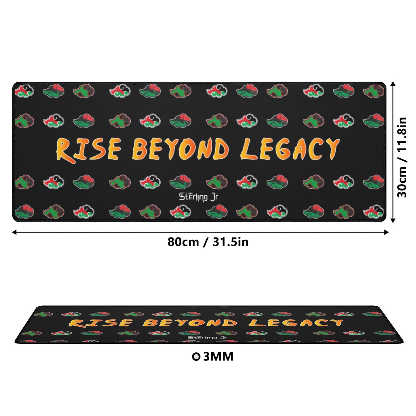 Rise Beyond Legacy (NAR) Rubber Gaming Mouse Mat Pad