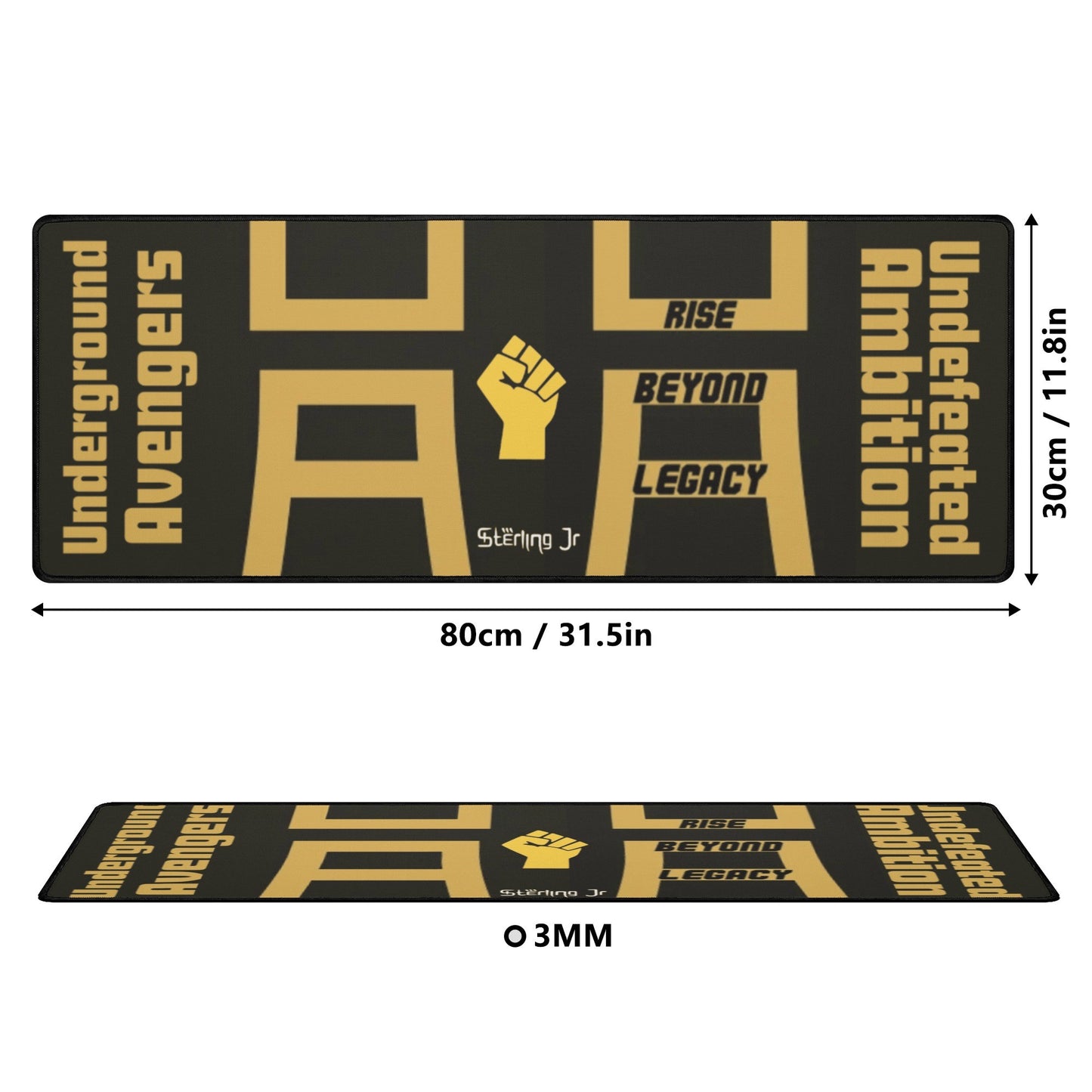 Rise Beyond Legacy (MHA) Rubber Gaming Mouse Mat Pad