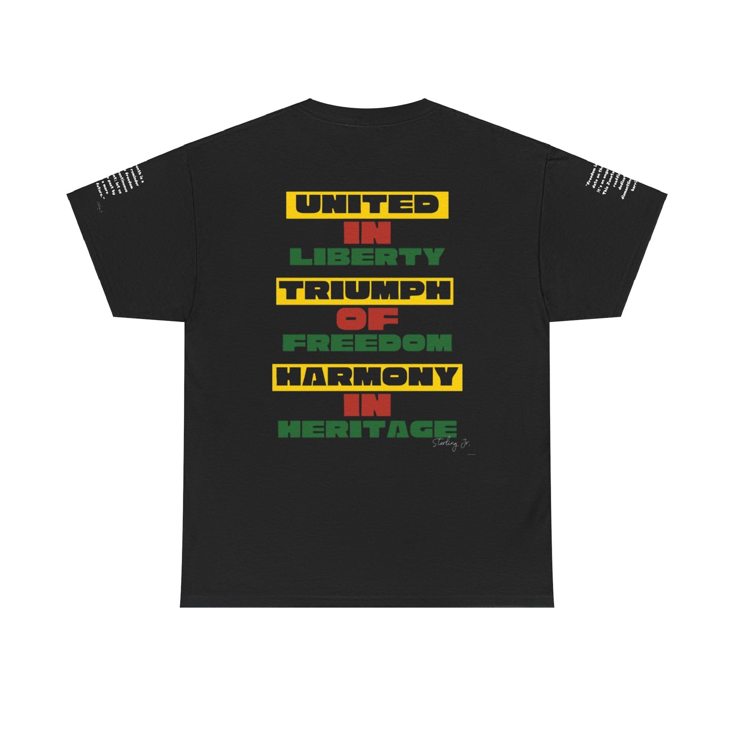 "Juneteenth" Unisex Quote Heavy Cotton Tee