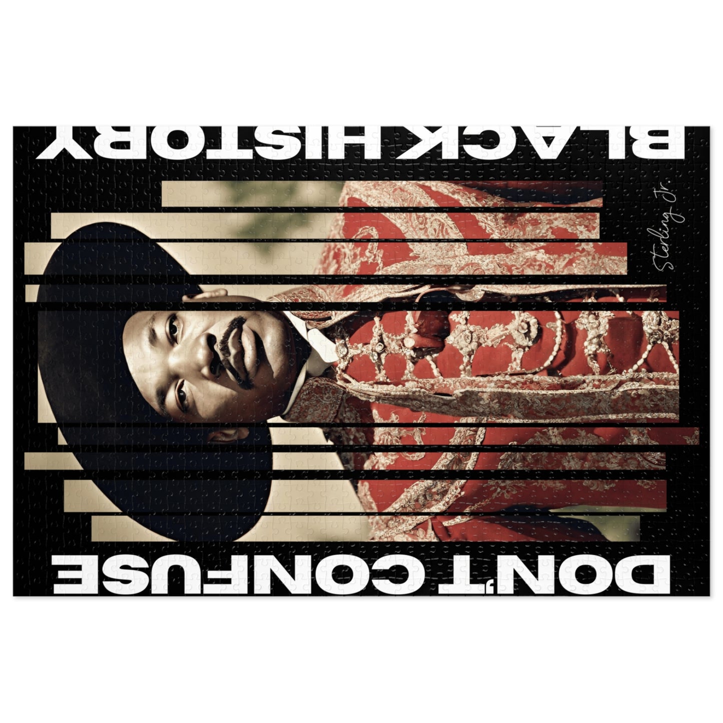 "Don't Confuse Black History" Jigsaw Puzzle
