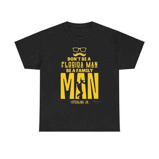 "Golden Florida Man" Shirt Unisex Heavy Cotton Tee