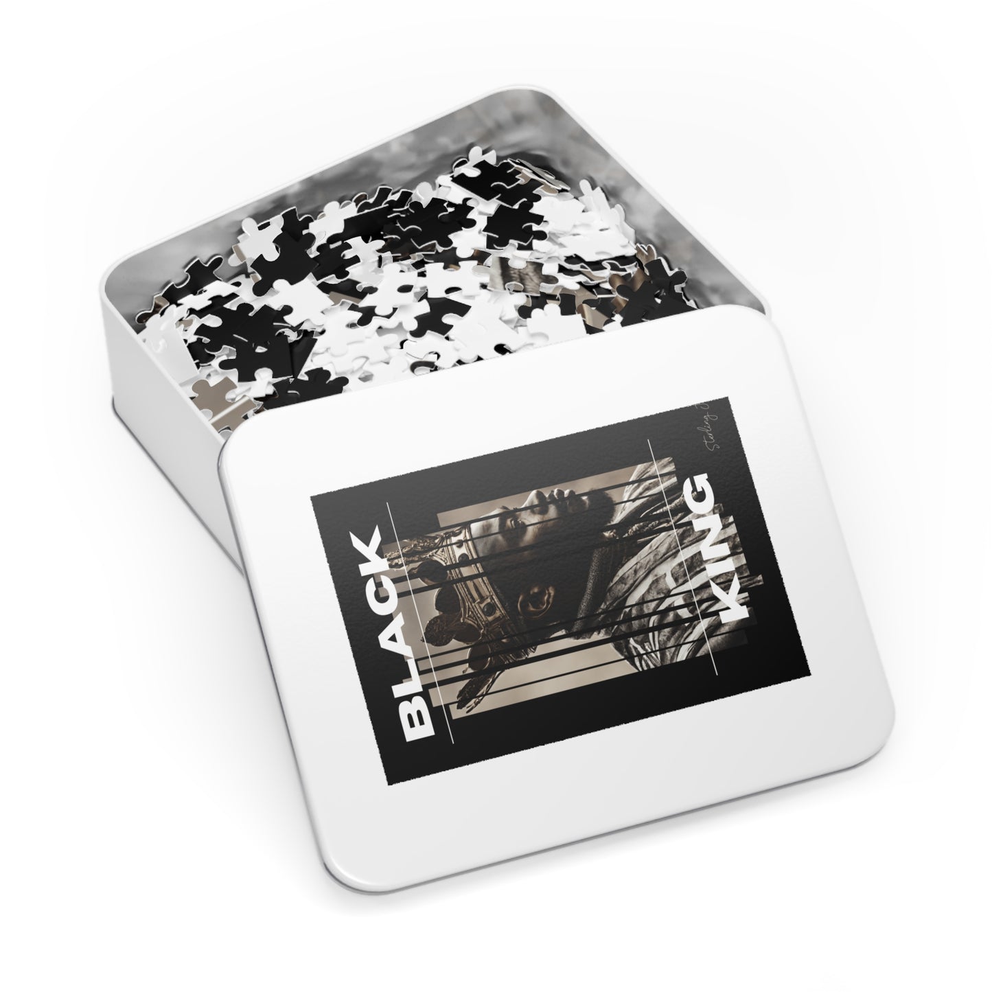 "Black King A" Jigsaw Puzzle