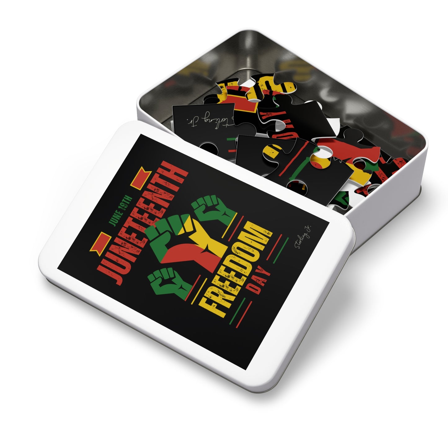 "Juneteenth Fist" Jigsaw Puzzle