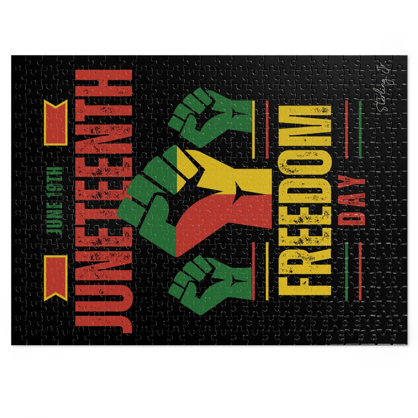 "Juneteenth Fist" Jigsaw Puzzle