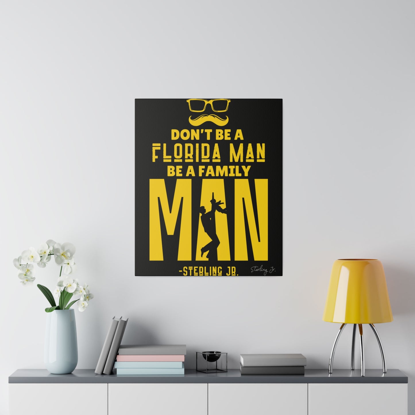 "Golden Florida Man" Matte Canvas
