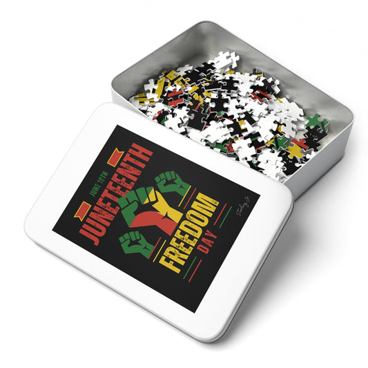 "Juneteenth Fist" Jigsaw Puzzle