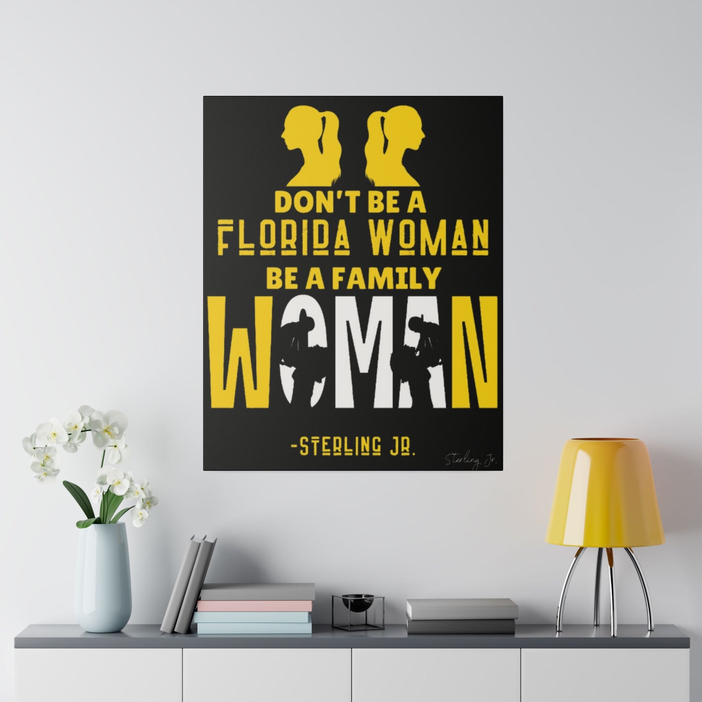 "Golden Florida Woman" Matte Canvas