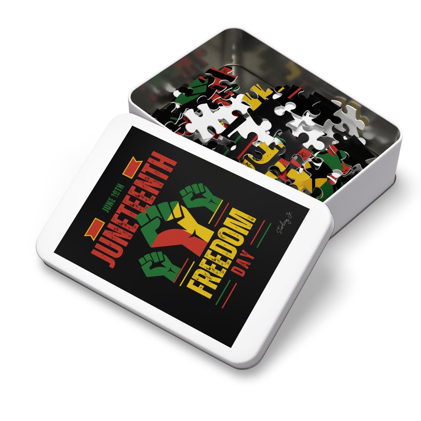 "Juneteenth Fist" Jigsaw Puzzle