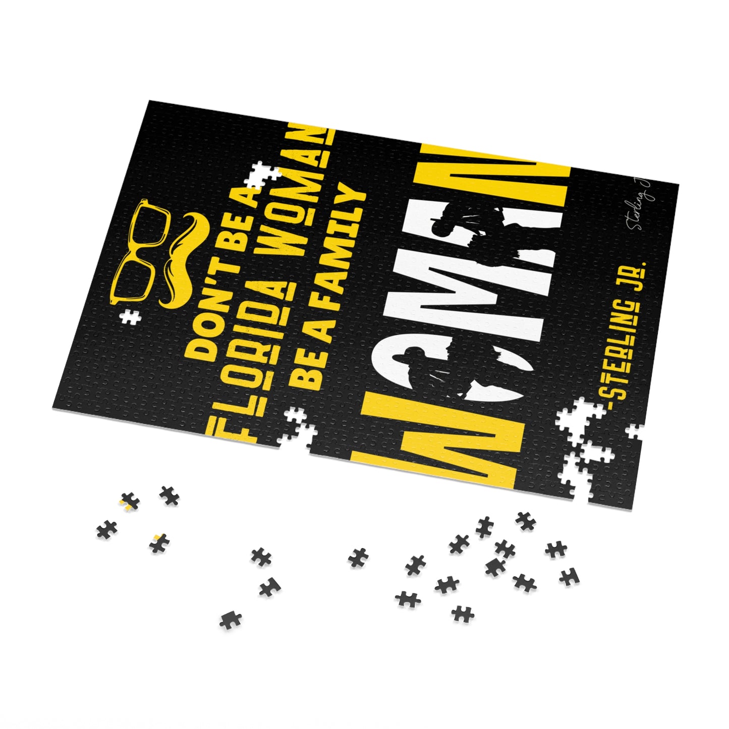 "Golden Florida Woman" Jigsaw Puzzle