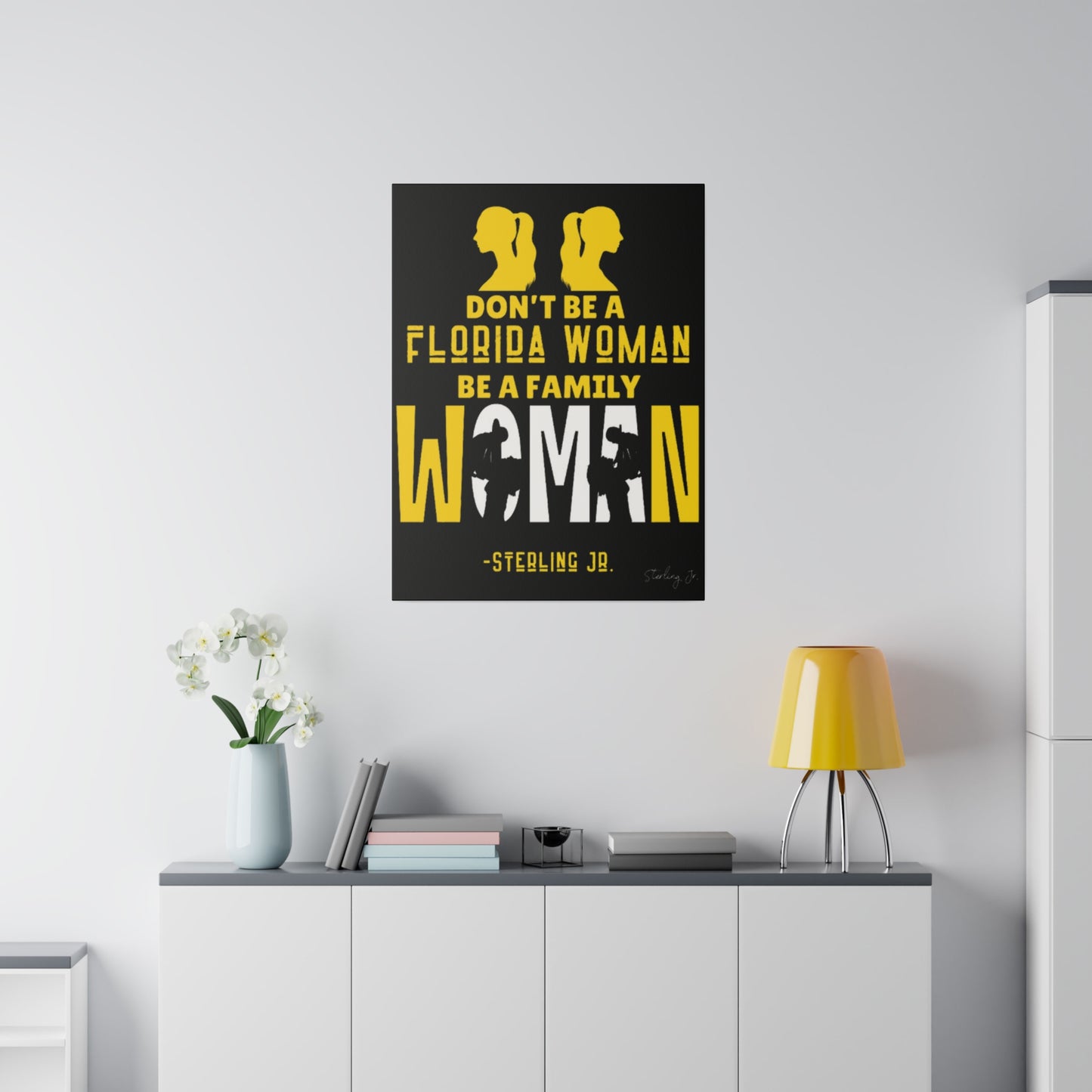 "Golden Florida Woman" Matte Canvas