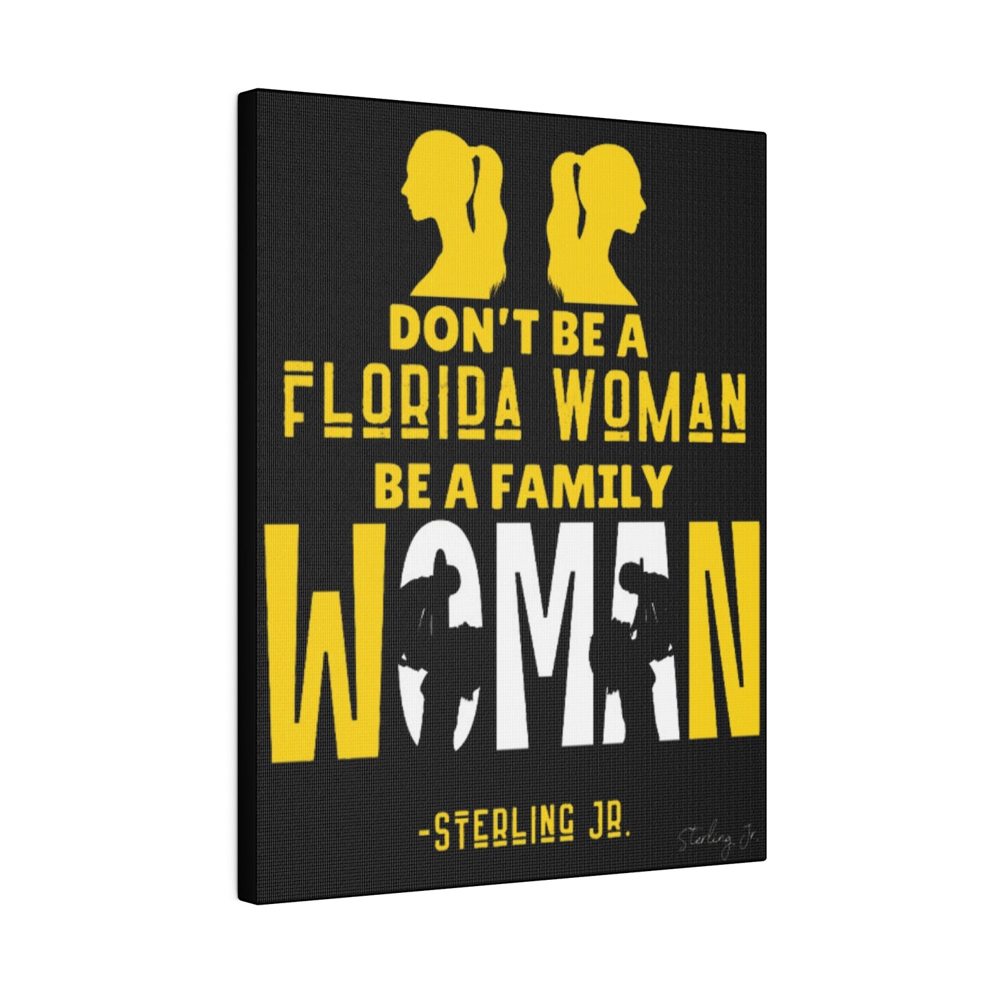 "Golden Florida Woman" Matte Canvas