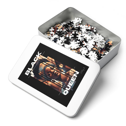 "Black Queen A" Jigsaw Puzzle