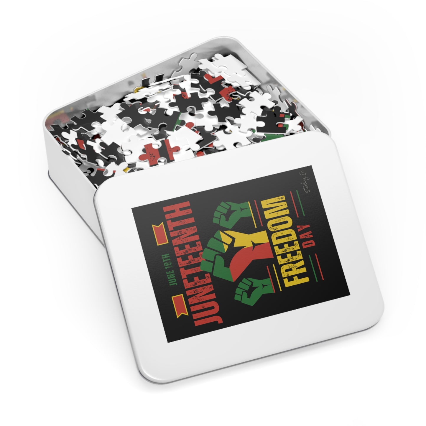 "Juneteenth Fist" Jigsaw Puzzle