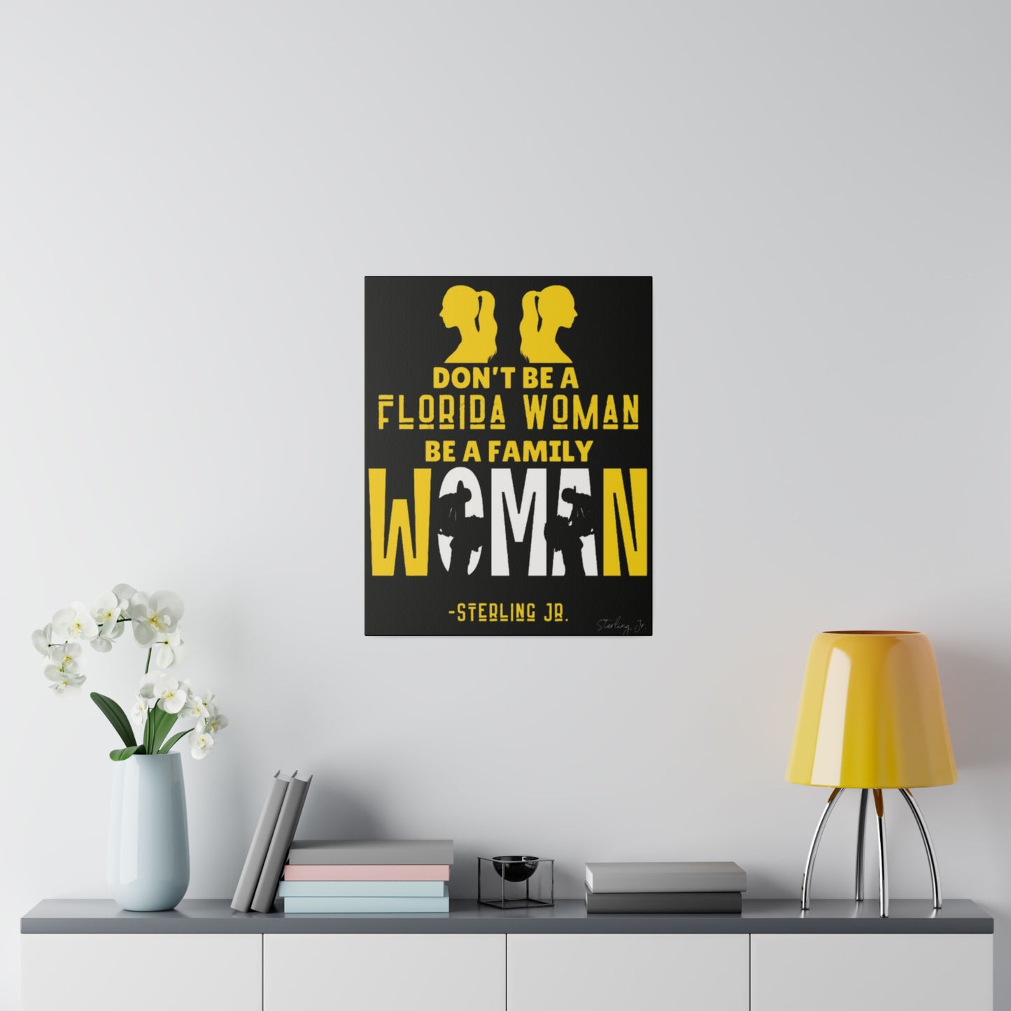 "Golden Florida Woman" Matte Canvas