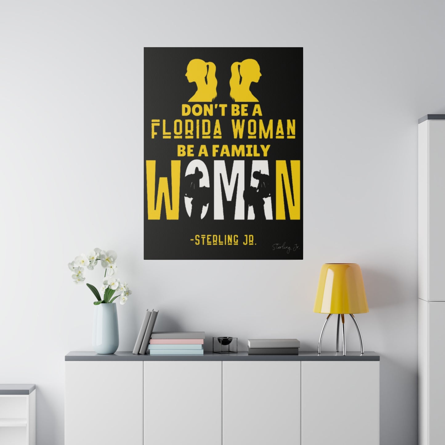 "Golden Florida Woman" Matte Canvas