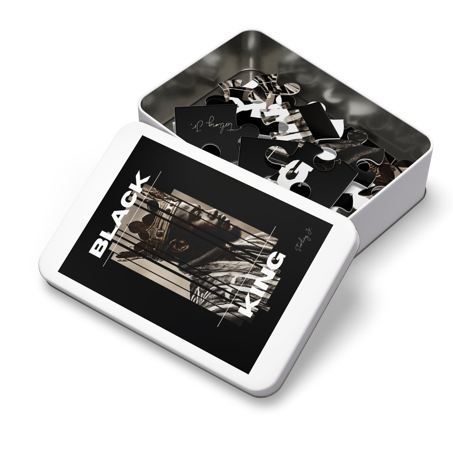 "Black King A" Jigsaw Puzzle