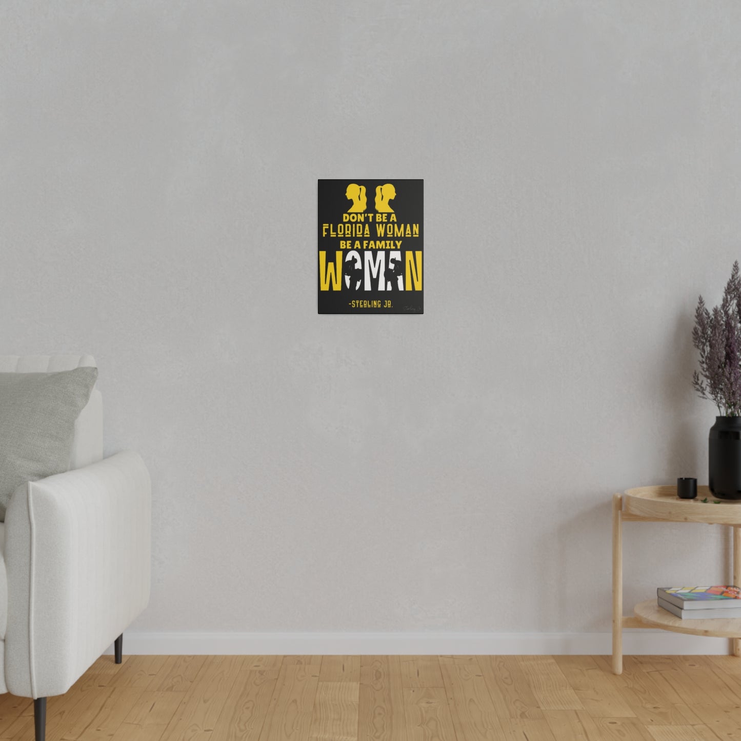 "Golden Florida Woman" Matte Canvas