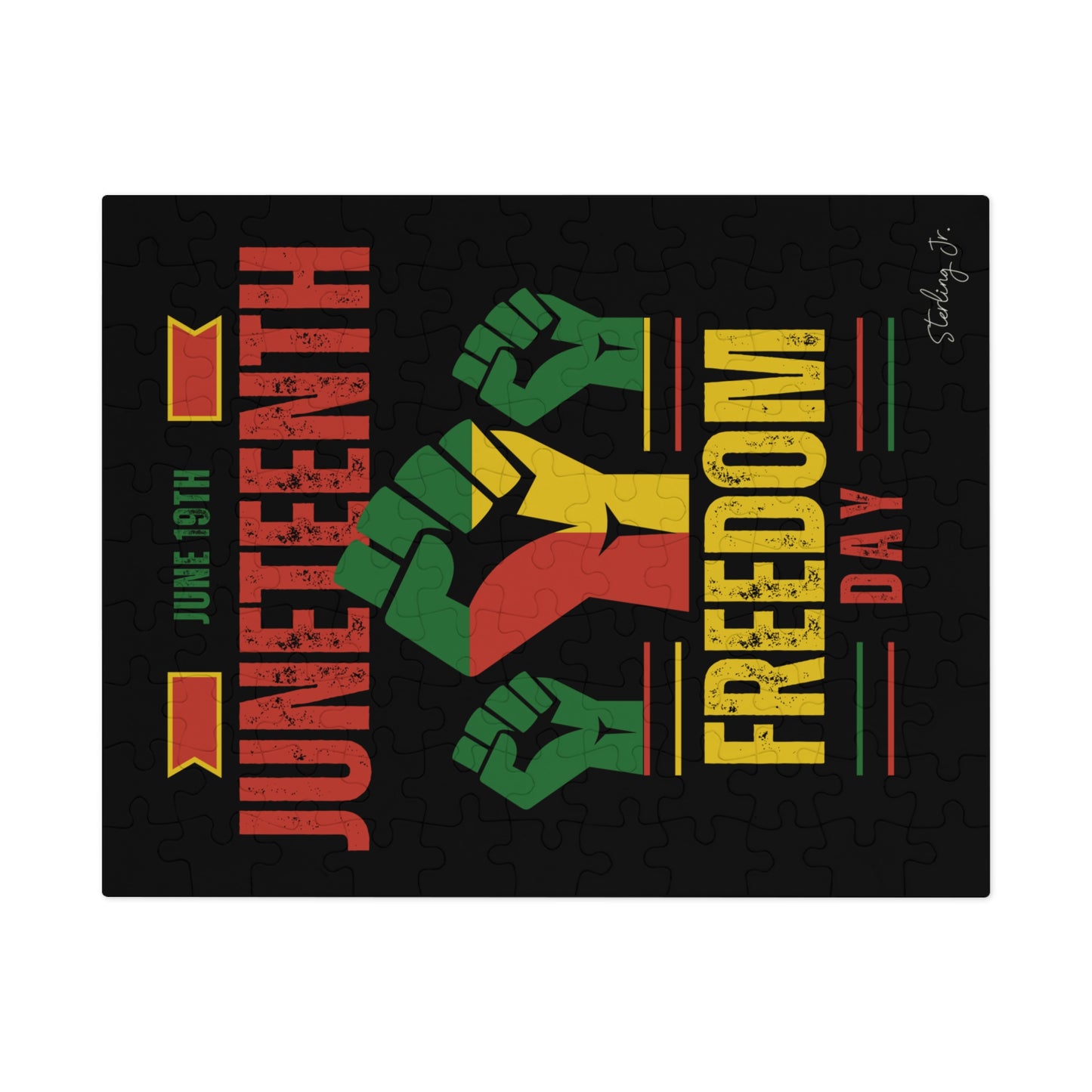 "Juneteenth Fist" Jigsaw Puzzle