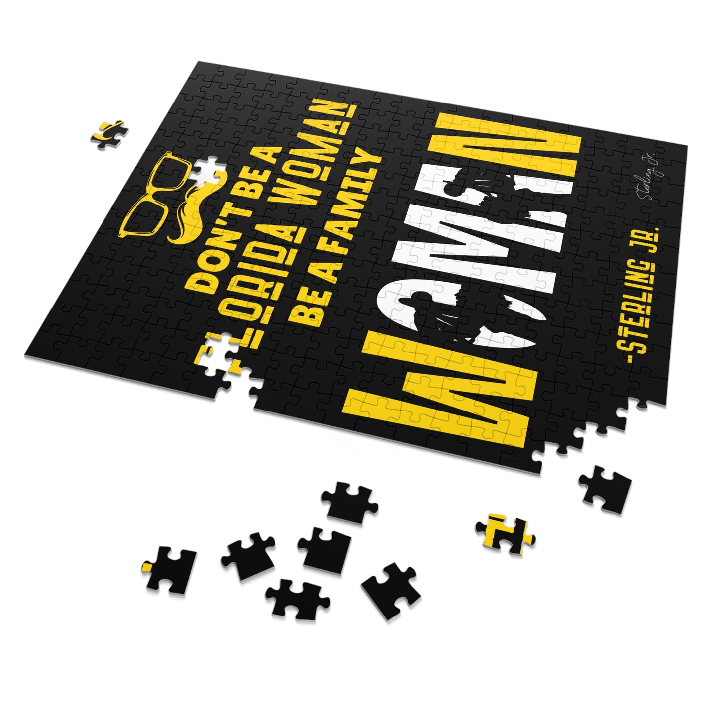 "Golden Florida Woman" Jigsaw Puzzle
