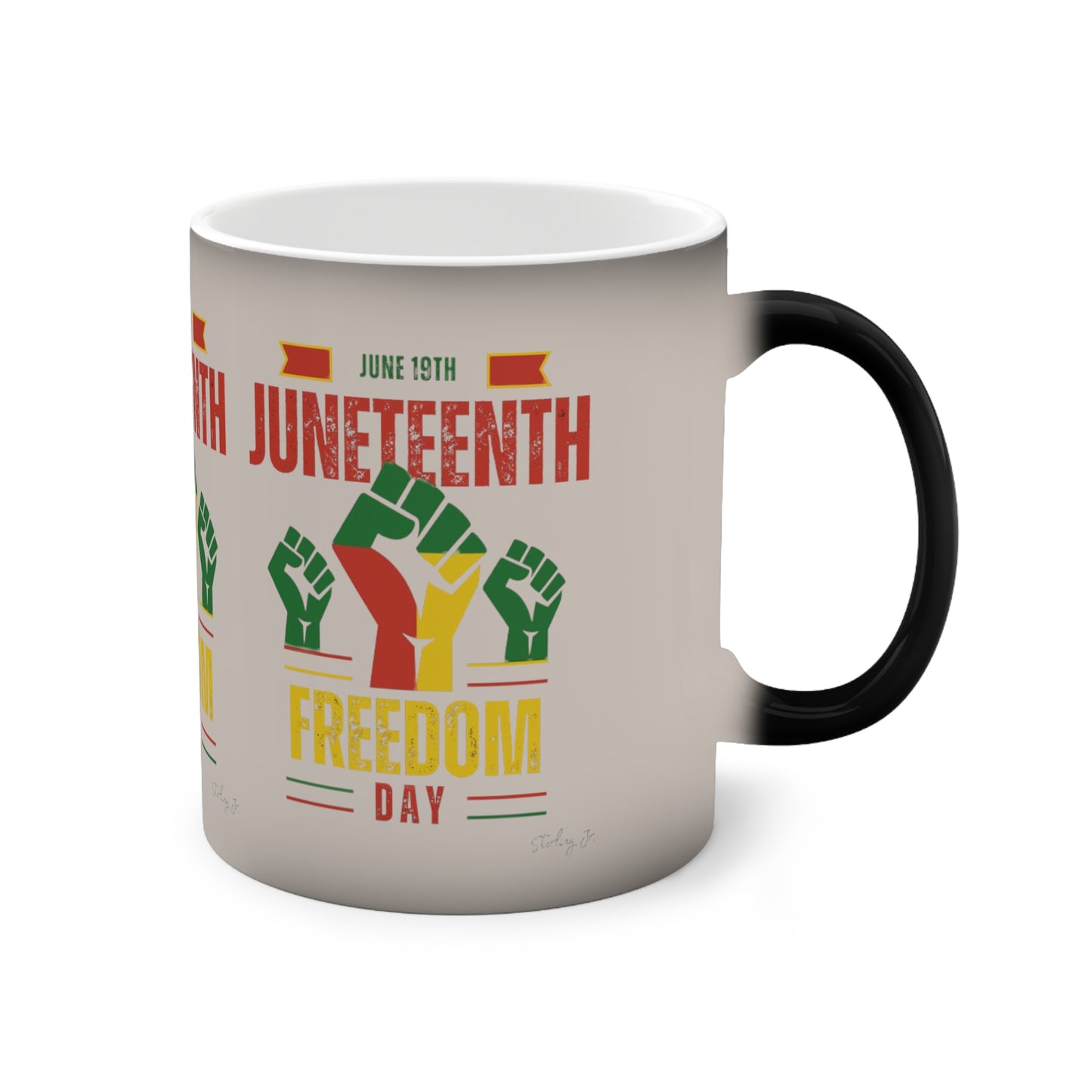 "Juneteenth Fist" Color-Changing Mug