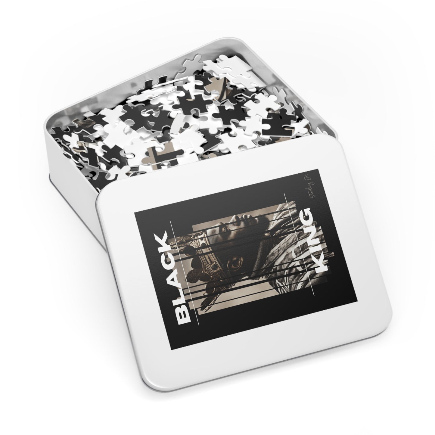 "Black King A" Jigsaw Puzzle